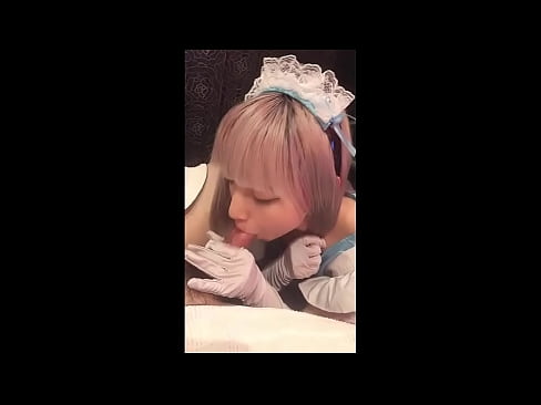 ❤️ Ídolo japonês [mayuka], roupa de empregada francesa, parte 1, broche e masturbação com loção ❤️❌ Porno fodido em nós ❌❤